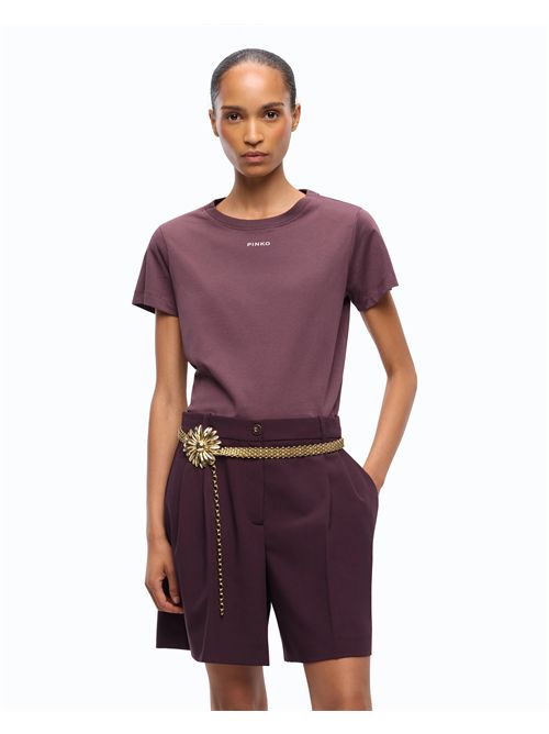 T-shirt con logo PINKO
